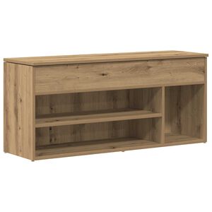 vidaXL skob&aelig;nk 102x30,5x45 cm konstrueret tr&aelig; kunsteg