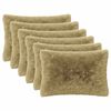vidaXL Pudebetr&aelig;k 6 pcs HEERLEN Lys gr&oslash;n 50 x 80 cm PV Fleece