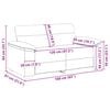 vidaXL 2-personers sofa 160x81x84 cm stof sort