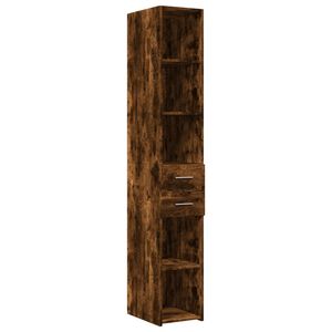 vidaXL reol 30x42,5x185 cm konstrueret tr&aelig; r&oslash;get egetr&aelig;sfarve