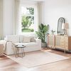 vidaXL Anti-slip Shaggy tæppe Creme 200 x 200 cm PP