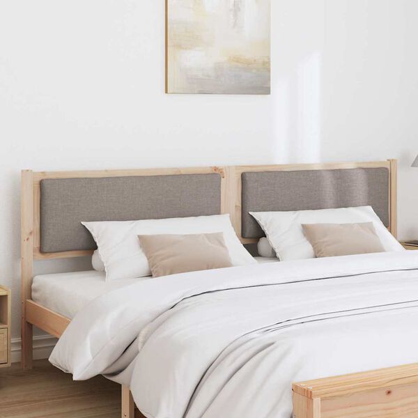 vidaXL Hovedgærde Andet Brun 200 cm Massivt fyrretræ