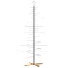 vidaXL dekorationstr&aelig; med tr&aelig;fod 210 cm metal sort