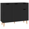 vidaXL sk&aelig;nk 90x30x72 cm konstrueret tr&aelig; sort
