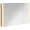 vidaXL Badev&aelig;relsesspejlskab Artisan eg 103,5 x 15,5 x 70 cm
