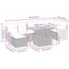 vidaXL sofas&aelig;t til haven 8 dele med hynder polyrattan akacietr&aelig; beige