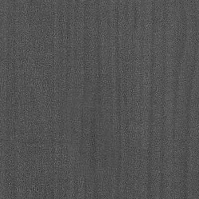 vidaXL bogreol/rumdeler 100x30x167,5 cm massivt fyrretræ grå