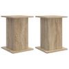 vidaXL Planteholder 2 pcs Sonoma-eg 30,5 x 30 x 43 cm Konstrueret tr&aelig;