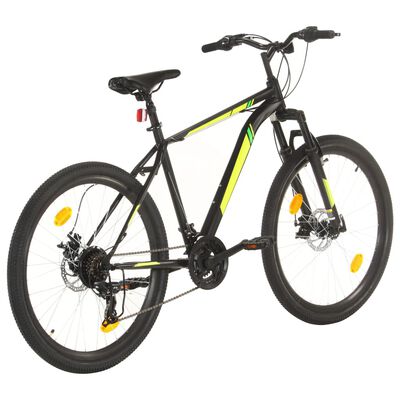 vidaXL mountainbike 21 gear 27,5 tommer hjul 42 cm sort