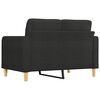 vidaXL 2-personers sofa 120 cm stof sort