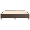 vidaXL Boxspring sengeramme 180x200 cm kunstl&aelig;der brun
