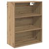 vidaXL Highboard Artisan Egetr&aelig; 69,5 x 34 x 180 cm Konstrueret tr&aelig;