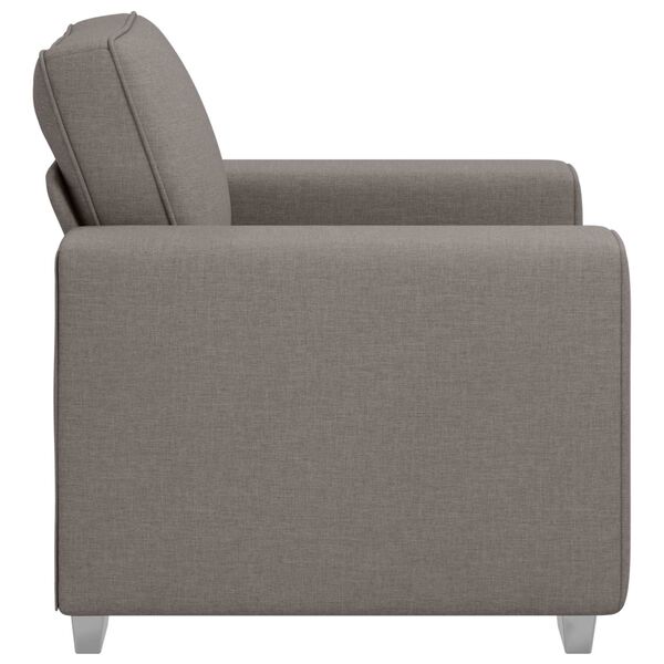 vidaXL Sofa 59cm Gr&aring;brun Stof
