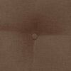 vidaXL Rygpude Brun 80 x 24 x 50 cm Stof