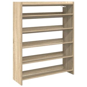 vidaXL skoreol 80x25x100 cm konstrueret tr&aelig; sonoma-eg