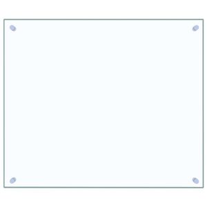 vidaXL st&aelig;nkplade 70x60 cm h&aelig;rdet glas gennemsigtig