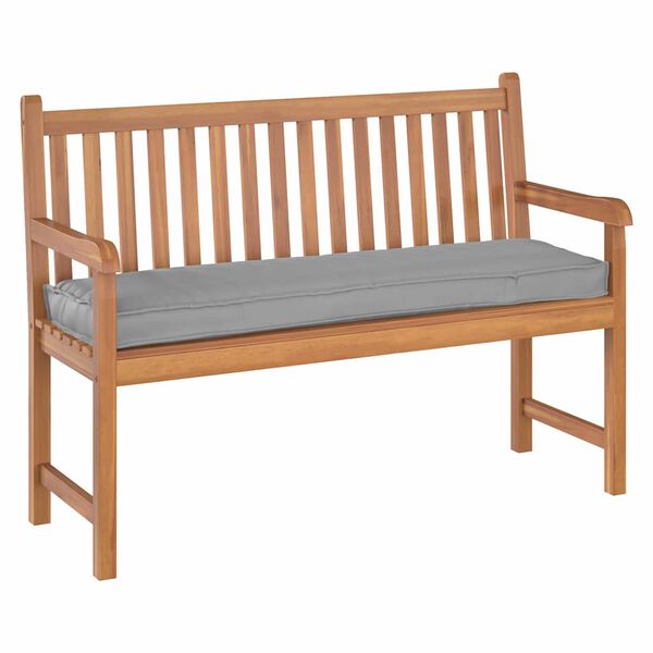 vidaXL Pallehynde til b&aelig;nk Gr&aring; 140 x 40 x 8 cm Oxford stof