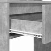 vidaXL Sovev&aelig;relsessminkeborde med skuffe Beton Gr&aring; 80 x 39,6 x 135 cm