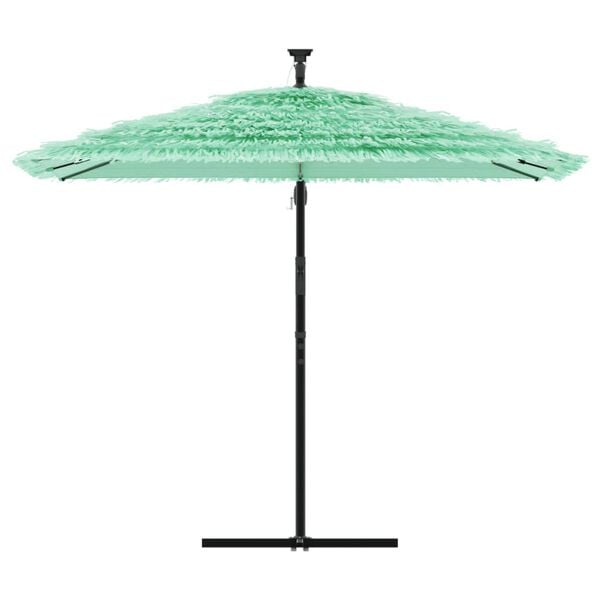 vidaXL haveparasol med st&aring;lstang 269x269x235 cm gr&oslash;n