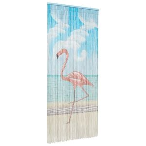 vidaXL Insekt D&oslash;r Gardin flerfarvet 200 x 90 cm Bambus