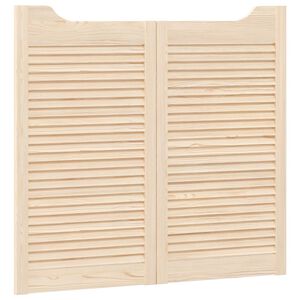 vidaXL Svingd&oslash;re 2 stk. 90 x 50 cm Massivt fyrretr&aelig; Naturfarvet