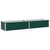vidaXL H&aelig;vet Havebed Gr&oslash;n 160 x 40 x 24 cm koldvalset st&aring;l