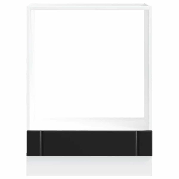 vidaXL ovnskab Lucca konstrueret tr&aelig; sort