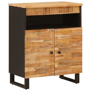 vidaXL Sideskab Brun 60 x 33 x 75 cm Massivt mangotr&aelig;