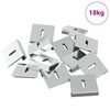 vidaXL Spejlholdningsbracket 340 Nikkel 35 x 30 x 8,3 mm St&aring;l