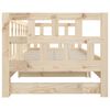 vidaXL daybed med udtr&aelig;k 2x(90x190) cm massivt fyrretr&aelig;