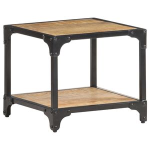 vidaXL sofabord 40x40x36 cm massivt ru mangotr&aelig;