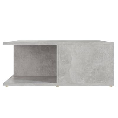 vidaXL sofabord 80x80x31 cm spånplade betongrå
