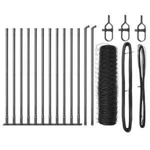 vidaXL Hegnsp&aelig;l Gr&aring; 25 x 0,4 m (36 mm mesh) St&aring;l og PVC