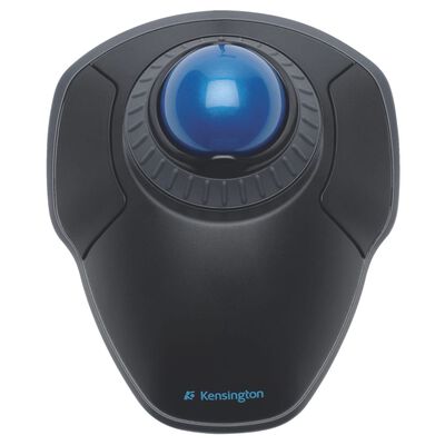 Kensington trackball med scroll-ring Orbit sort og blå
