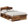 vidaXL Sengestel Gammelt tr&aelig; 135 x 190 cm Massiv fyrretr&aelig;