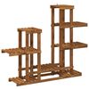vidaXL Planteholder Naturfarvet 118 x 25 x 96,5 cm Massivt Akacietr&aelig;
