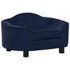 vidaXL hundesofa 67x47x36 cm plys bl&aring;