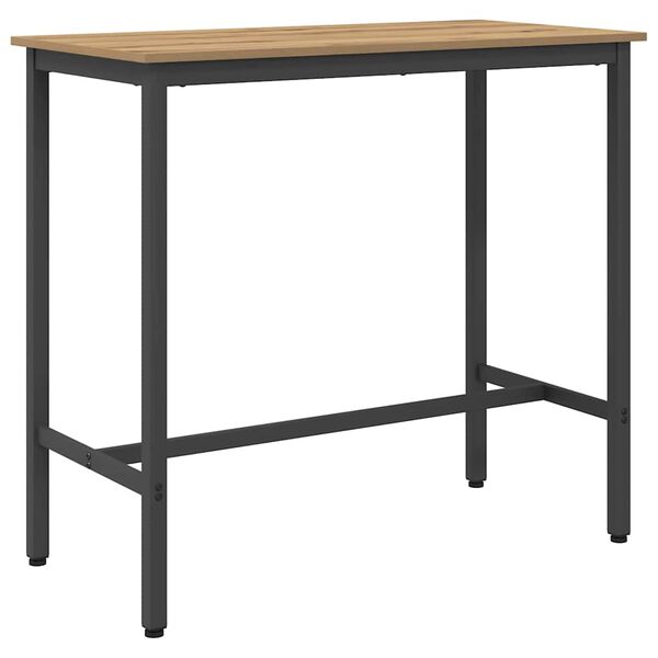 vidaXL bord Artisan Egetr&aelig; 100 x 50 x 90,5 cm Ingeni&oslash;rtr&aelig; og st&aring;l