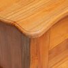 vidaXL Sidebord Naturfarvet 60,5 x 30 x 61 cm Massiv Mahogni