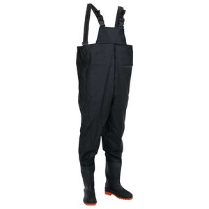 vidaXL waders med st&oslash;vler str. 45 sort