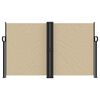 vidaXL sammenrullelig sidemarkise 140x600 cm beige