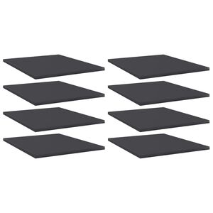 vidaXL boghylder 8 stk. 40x50x1,5 cm konstrueret tr&aelig; gr&aring;