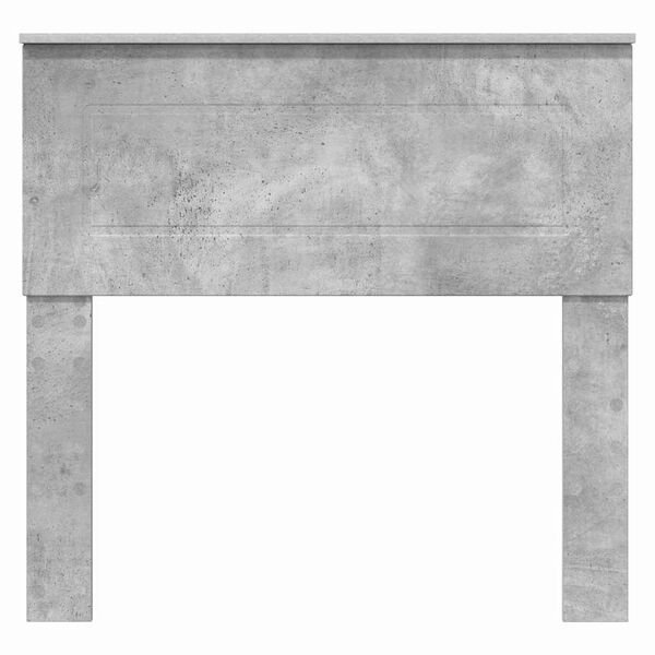 vidaXL Hovedgærde med hovedgærde Beton Grå 75 cm Konstrueret træ