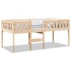 vidaXL juniorseng uden madras 80x200 cm massivt fyrretr&aelig;