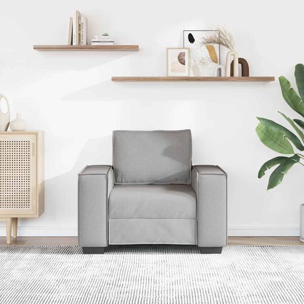 vidaXL Sofastol Skygr&aring; 100x78x84 cm Stof