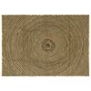 vidaXL Omr&aring;de t&aelig;ppe Naturfarvet og sort 140 x 200 cm Jute