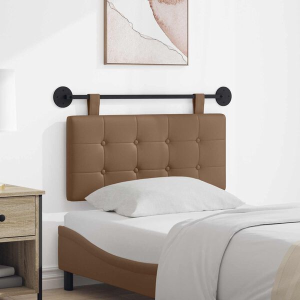 vidaXL H&aelig;ngende Hovedgavl V&aelig;gmonteret Faux l&aelig;der