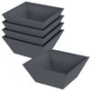 vidaXL Have Blomsterkrukke 5 pcs Antracit 40 x 40 x 15 cm