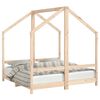 vidaXL sengeramme til juniorseng 2x(70x140) cm massivt fyrretr&aelig;