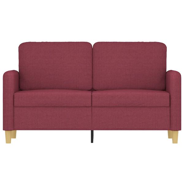 vidaXL 2-personers sofa 120 cm stof vinr&oslash;d